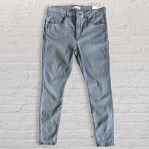 LOFT Slim Grey Legging Jeans NEW Womens 31P (33X27) High Rise Skinny Stretch